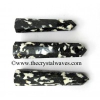Black & White Tourmaline 2" to 3" Pencil 6 to 8 Facets